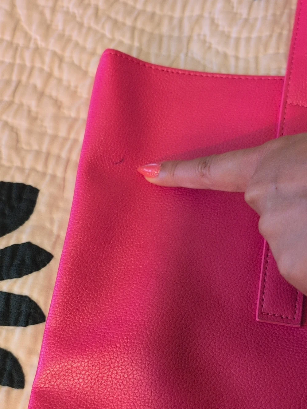 Juicy Couture Hot Pink Studded Pvc Tote